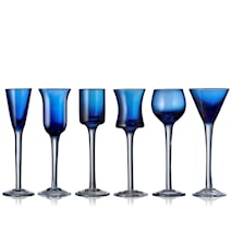Snaps Glass 6 pieces Blue