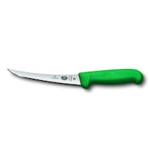 Utbeiningskniv 15 cm fleksibel Fibrox, grønn