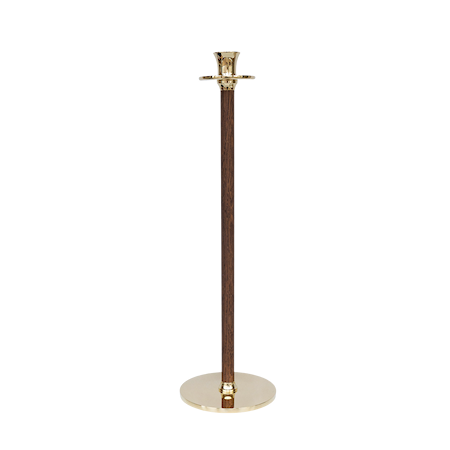 Alto Basso Ljusstake 39 cm Mässing/Ek