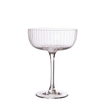 Glass med stett 20 cl 2-pakning Rillet