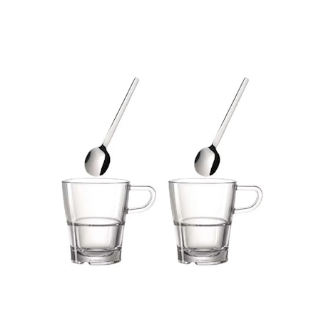 Senso Kaffesæt Kaffekop og ske x 2
