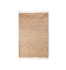 hand woven indoor/outdoor rug natural (120x180)