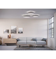 Soft Plafond Ø44 cm Grå ull