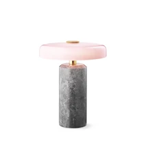 Trip Bordlampe Ø17x21 cm Marmor Sølv/Rosa