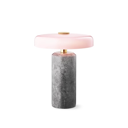 Trip Bordslampa Ø17×21 cm Marmor Silver/Rosa