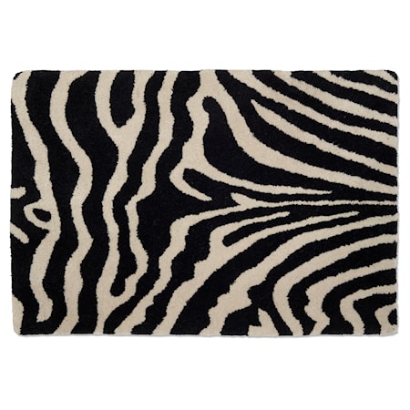 Zebra Dörrmatta 60x90 Svart/Vit