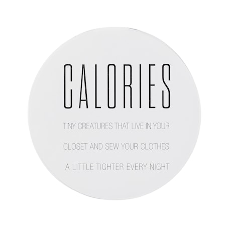 Klistermärke Calories