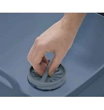 Wash&Drain Diskbalja med Handtag 31,5x31 cm Plast Blå
