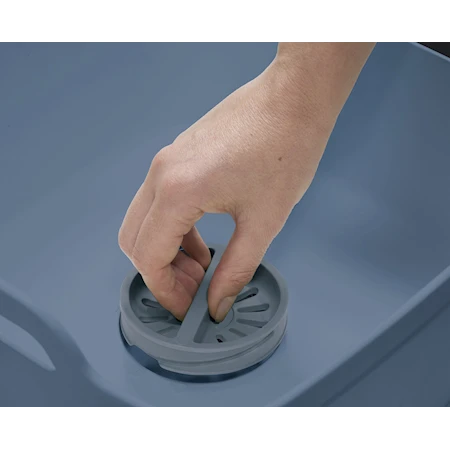 Wash&Drain Diskbalja med Handtag 31,5x31 cm Plast Blå