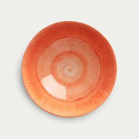 Stripes Skål 50 cl Ø15 cm Keramik Orange