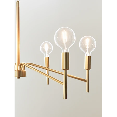 Monarch Pendel 6 Painted Gold