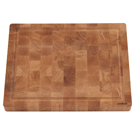 Cutting Board Oak with Juice Groove 46x36x4 cm