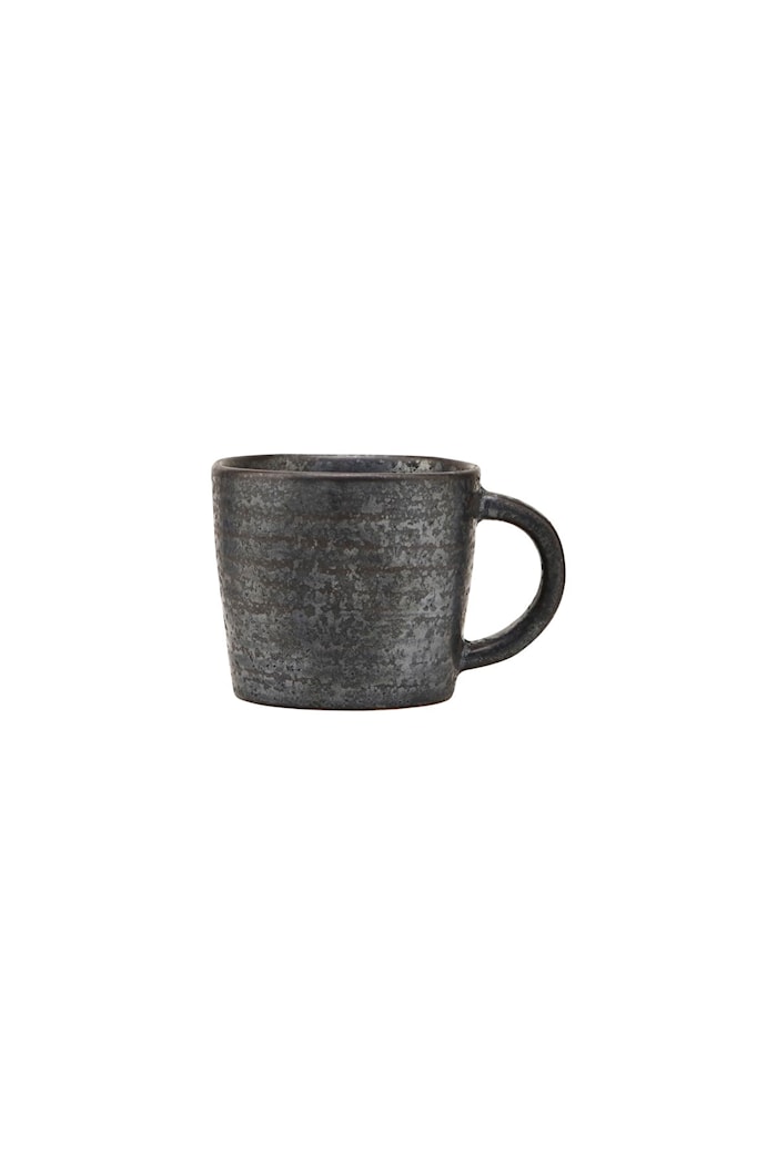 Pion Kopp Ø6x5,5 cm Stengods Svart/Brun