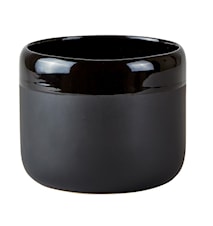 Skjuler - Keramik - Sort - D 14,0cm - H 11,0cm - Stk.