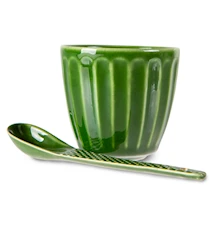 Emeralds Lusikka 4-pakkaus 15,2 cm Keramiikka Vihreä