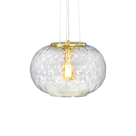 Boutique Taklampe Clear/Brass