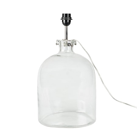 Lampefod 39 cm Glas Klar