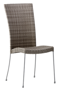 Sika Design Saturn stol - Utan armstöd, teak grå