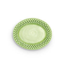 Bubbles Oval Tallerken Grønn 20 cm
