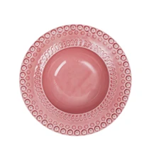 Piatto fondo rosa DAISY 21 cm