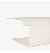 Sängbord Vägghängt 35x16 cm Metall Havre