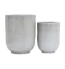 Pots gris clair 2 tailles Ø 45 cm Pho