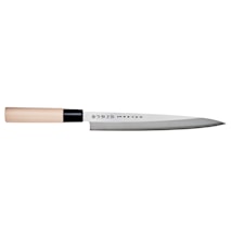 Couteau sashimi Houcho avec manche en bois de magnolia 21 cm