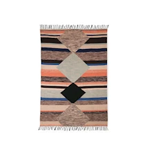 hand woven indoor/outdoor rug multicolour (120 x 180)