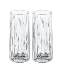 Club No. 3 Longdrinkglass 25 cl 2-pakning Krystallklar