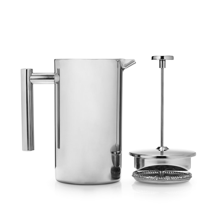 French Press Stempelkande 800 ml Rustfrit Stål Silver