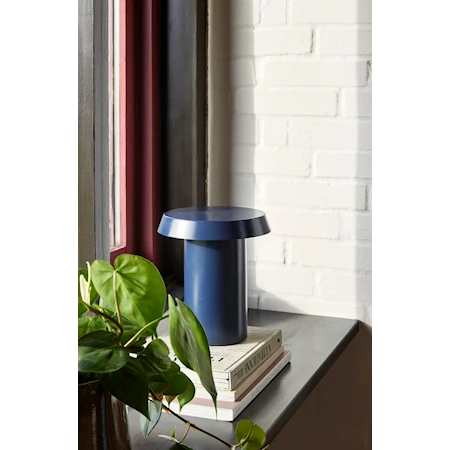 Keen Bordlampe 22 cm Mørkeblå