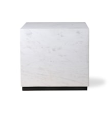 White Marmor block table L