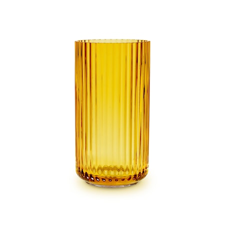 Lyngby Porcelæn Lyngby Vas Amber Munblåst Glas H20,5 cm