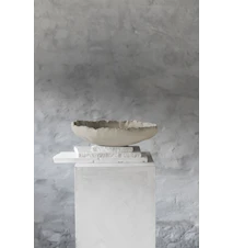 Art Piece Patch Skål 35 x 9 cm Benhvit