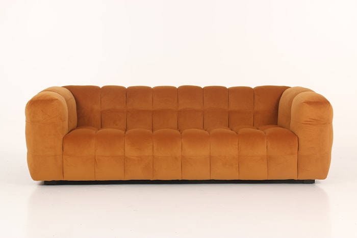 Maggie Sofa Velvet Cognac