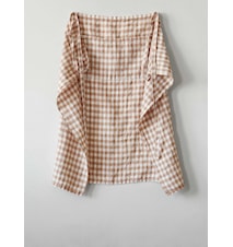 Apron Forkle Lin Gingham biscuit