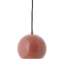 Ball Pendel Ø18 cm med takkopp Glossy Röd