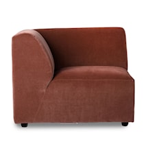 Jax couch: element venstre endedel, Magnolia