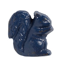 Poignée écureuil 5 x 5 cm - bleu