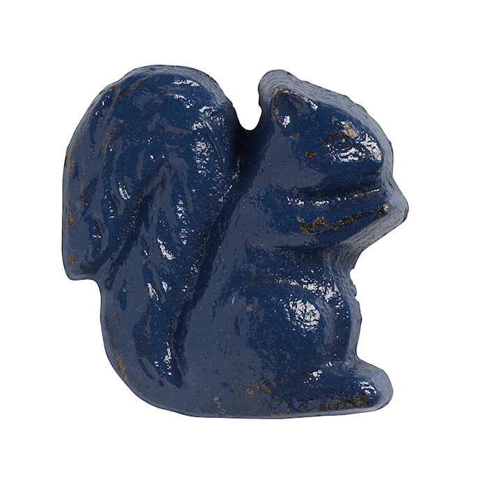 Poignée écureuil 5 x 5 cm - bleu
