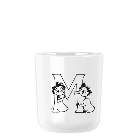 M Moomin ABC Mugg 20 cl Vit