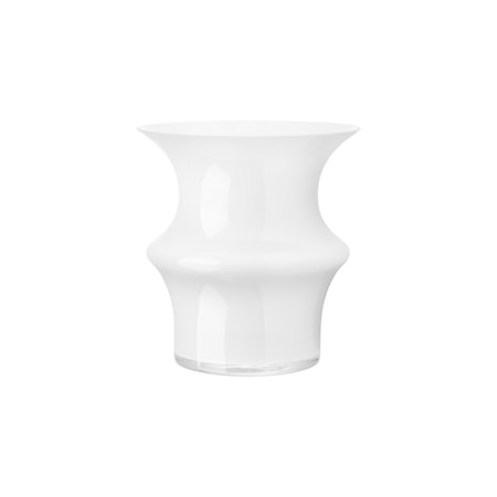 Kosta Boda PAGOD Vase Hvid H 167 mm