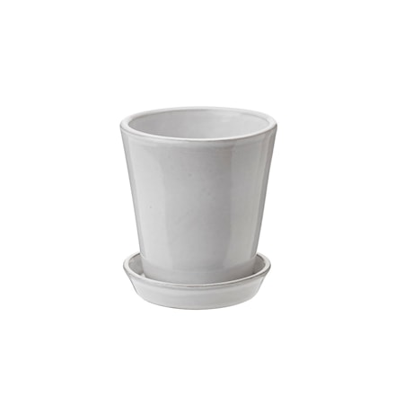 Knabstrup Keramik Viljelyruukku Valkoinen 11 cm