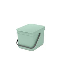 Avfallshink Sort & Go 6L, Jade Green