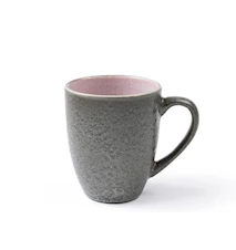Mug 30cl gris/rosa BITZ