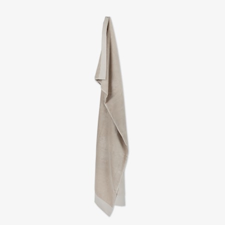 Håndklæde Frotté Økologisk Bomuld 90×140 cm Lys Sand