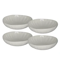 Dainty Pastaskål 20 cm 4-pak Hvid