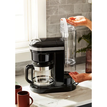 Sløset Nedgang Mose Drip Kaffemaskine Sort - 12 kopper 5KCM1209EOB | KitchenTime