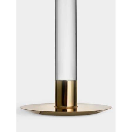 Lumiere Ljusstake 32 cm Glas/Metall Guld