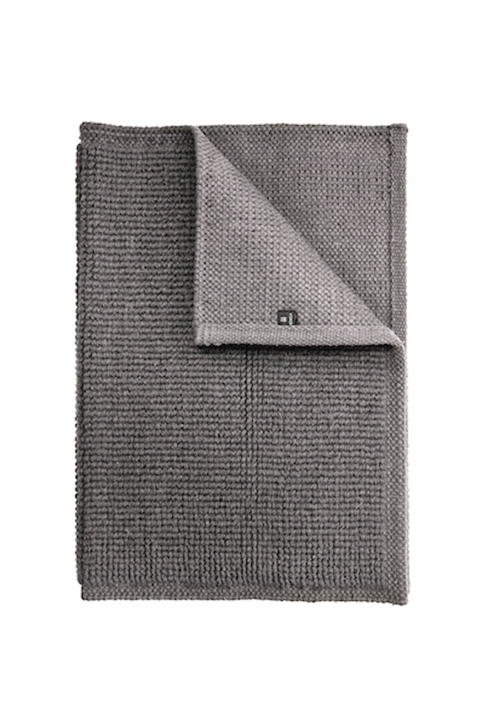 Tappeto di lana grigio acciaio 200x300